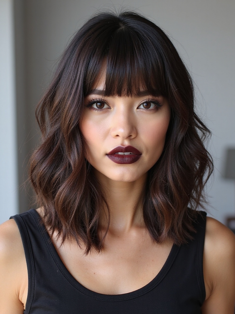 blunt bob with layers