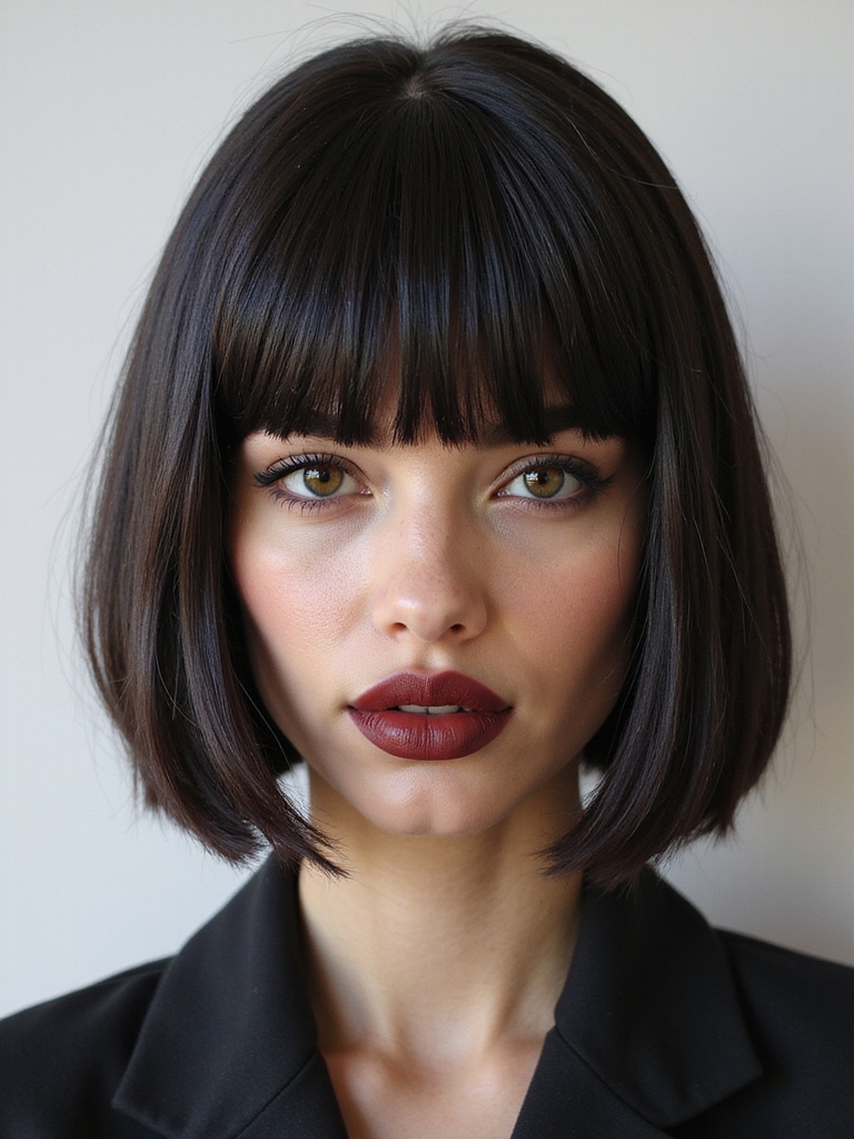 Boxy Parisian bob
