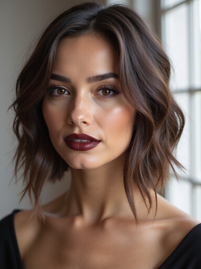 blunt micro bob volumizing routine