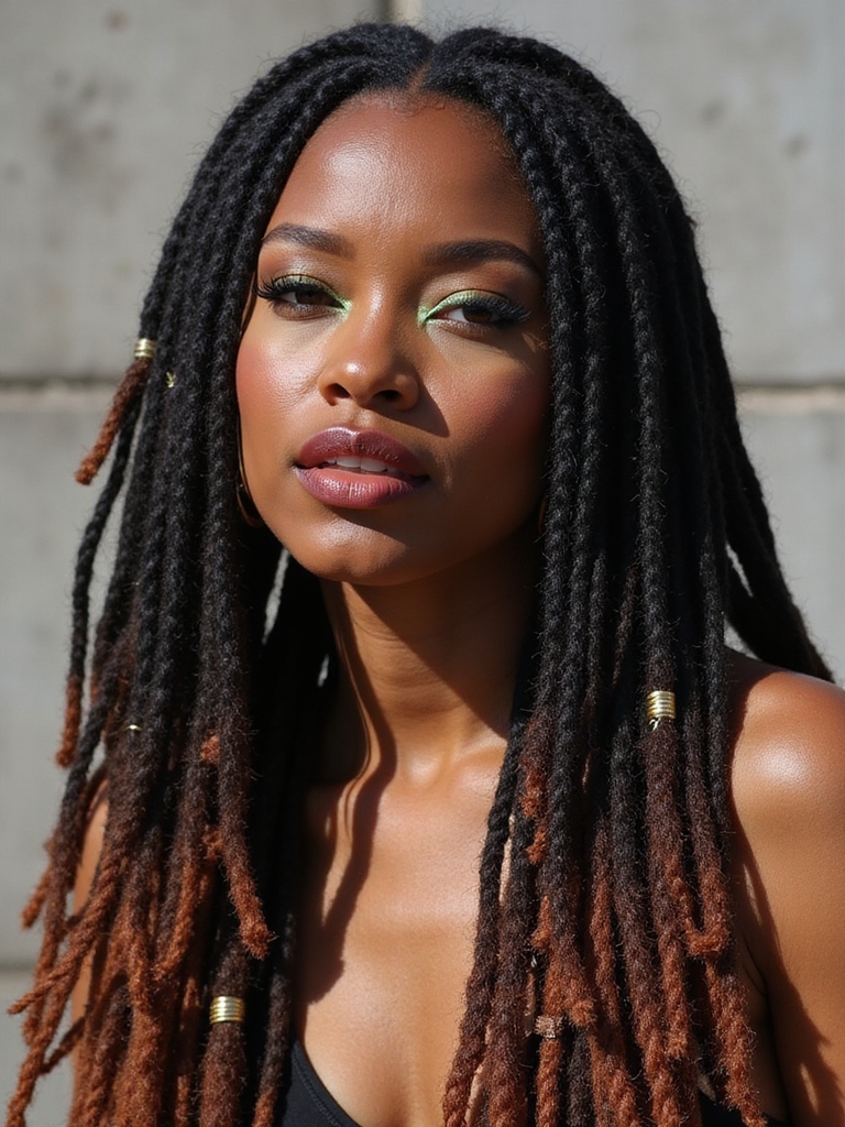 bold artificial dreads styles