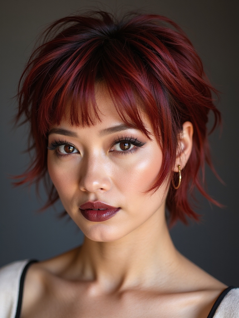 bold cherry red cuts