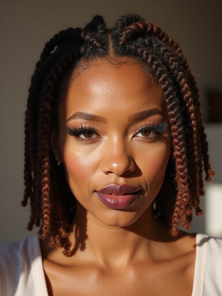 bold short dreadlock styles