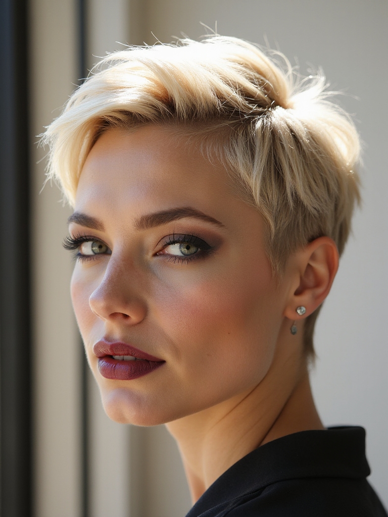 brightening blonde pixie cuts