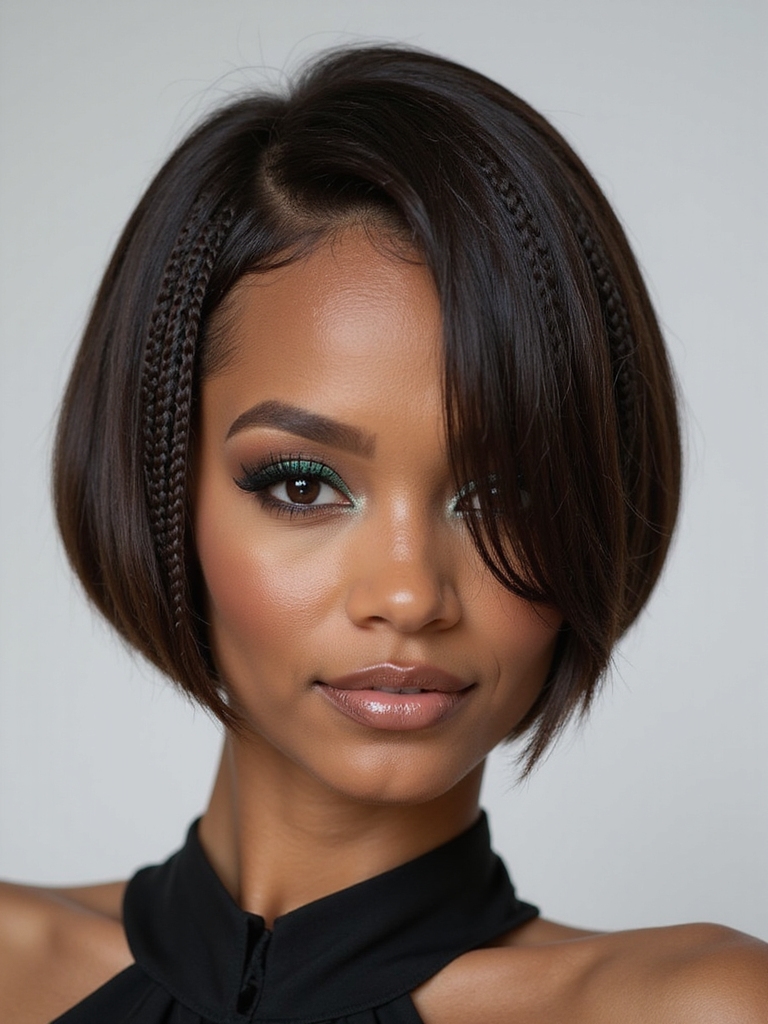 chin length micro knotless bob