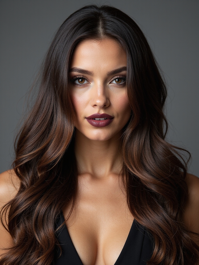 chin skimming off center layers