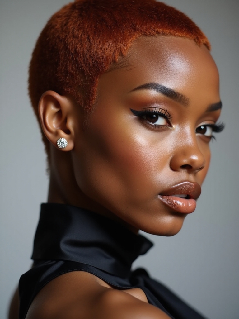 cinnamon buzz pixie clean lined