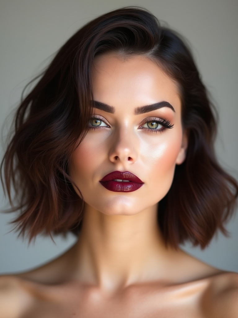 collarbone invisible layered haircut