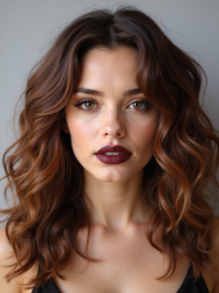 crown layers enhance curl volume