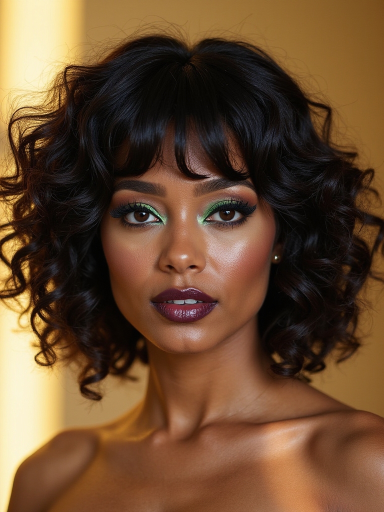 curl preserving textured wolfcut