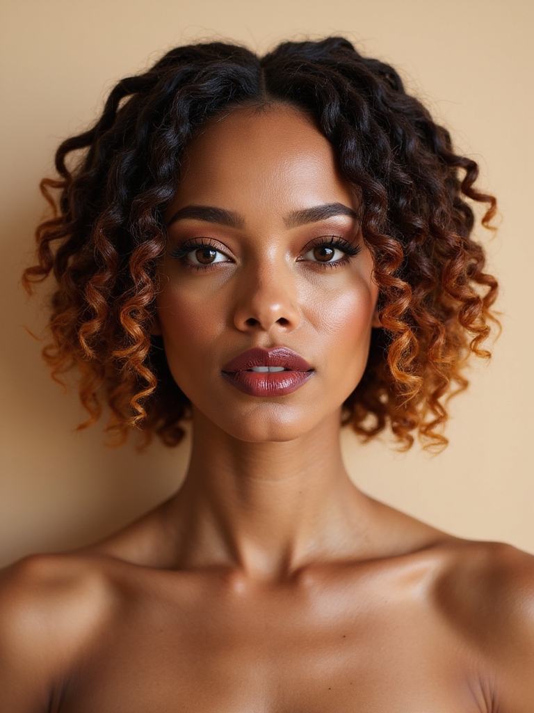 curled ends for short locs
