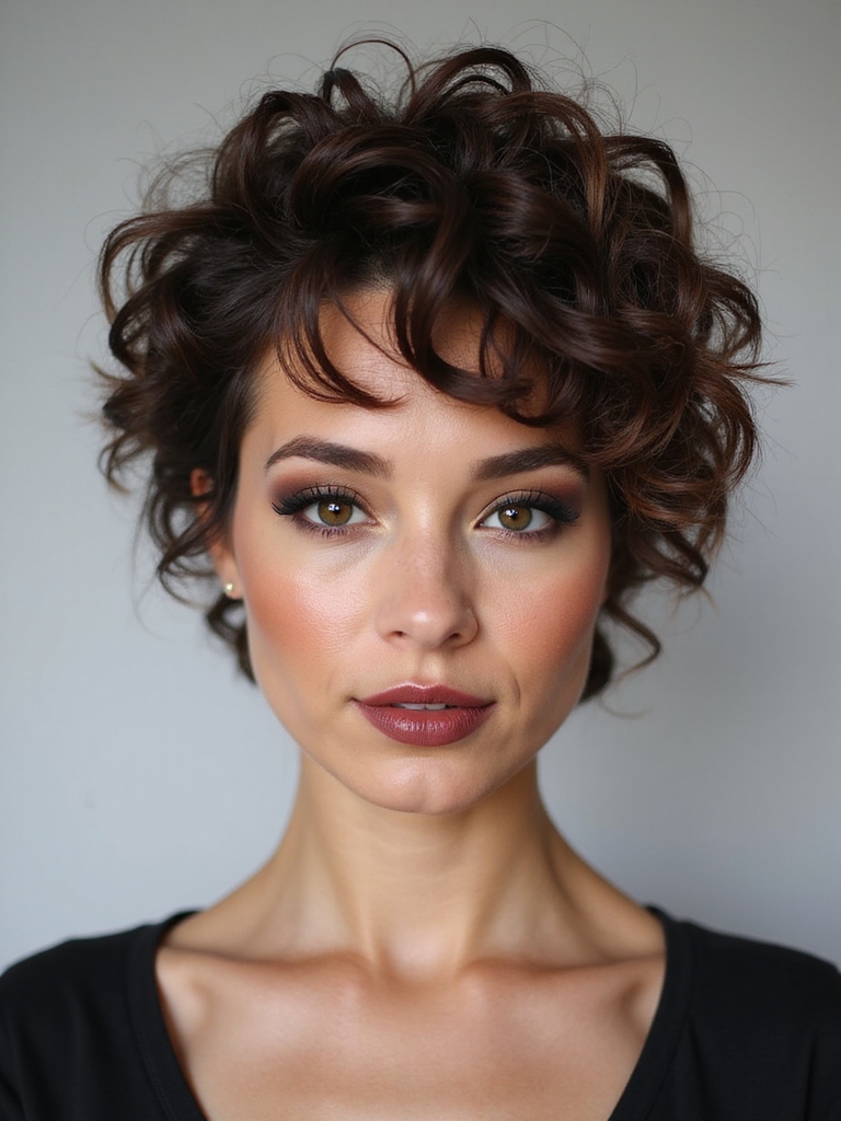 curly pixie bob shaping