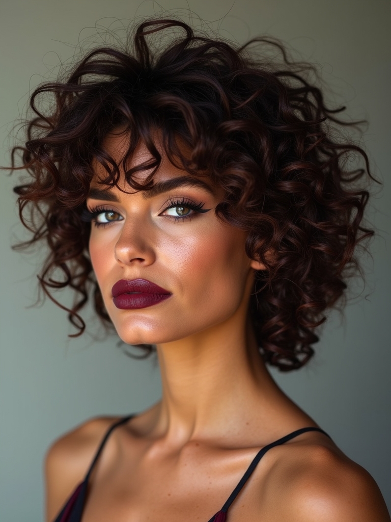 curly wolf cut essentials