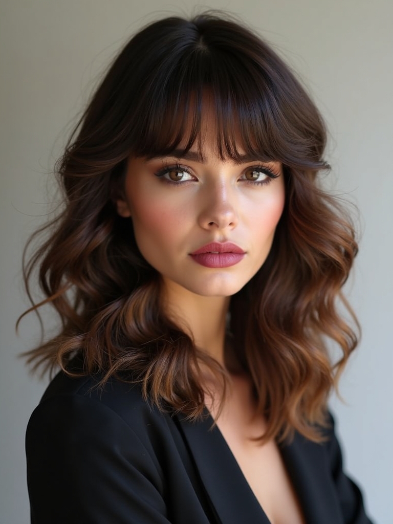 curtain bangs with layers
