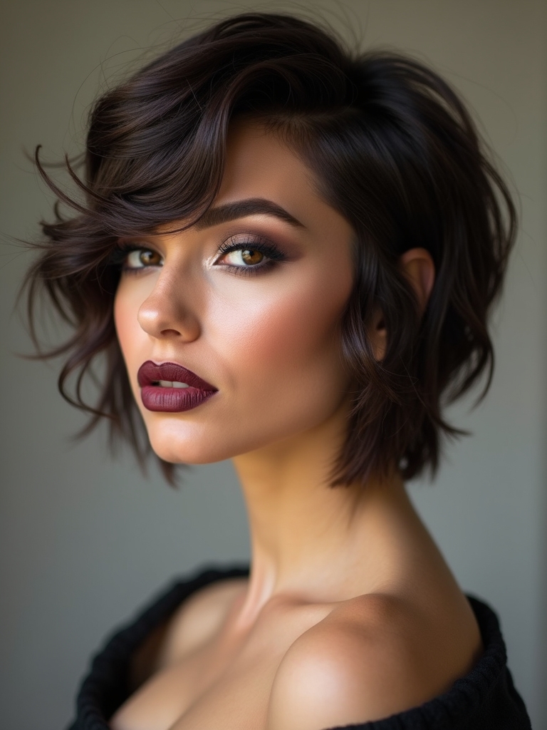 customize choppy layers by face shape