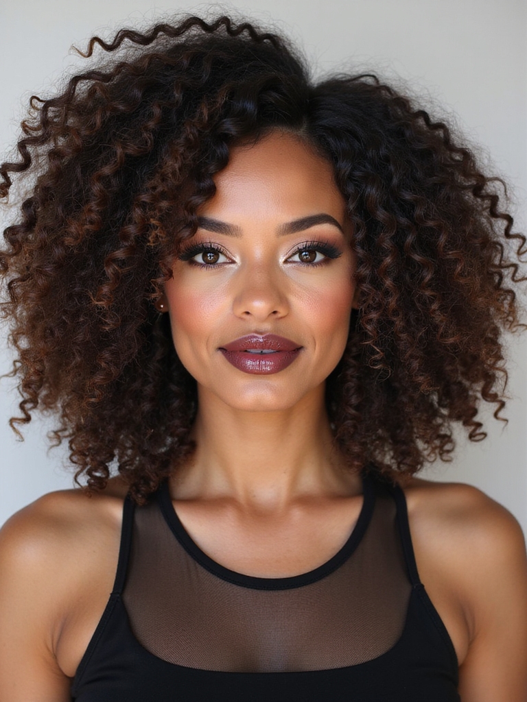 defined ringlet bouncy bob