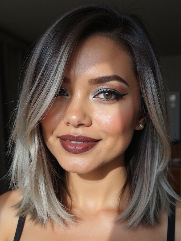 diagonal sculpted color flow