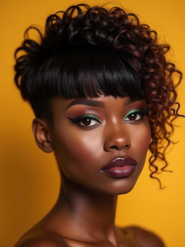 dry cut layered curl architecture