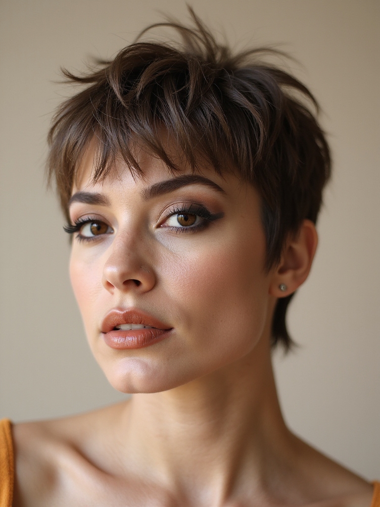 effortless textured tousled pixie