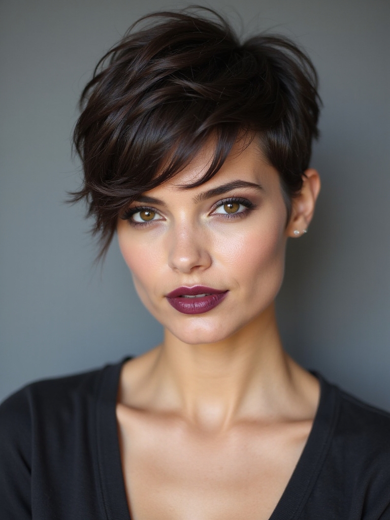 effortless tousled bedhead pixie