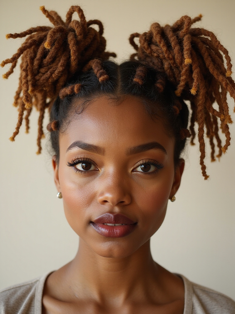 even snug space buns