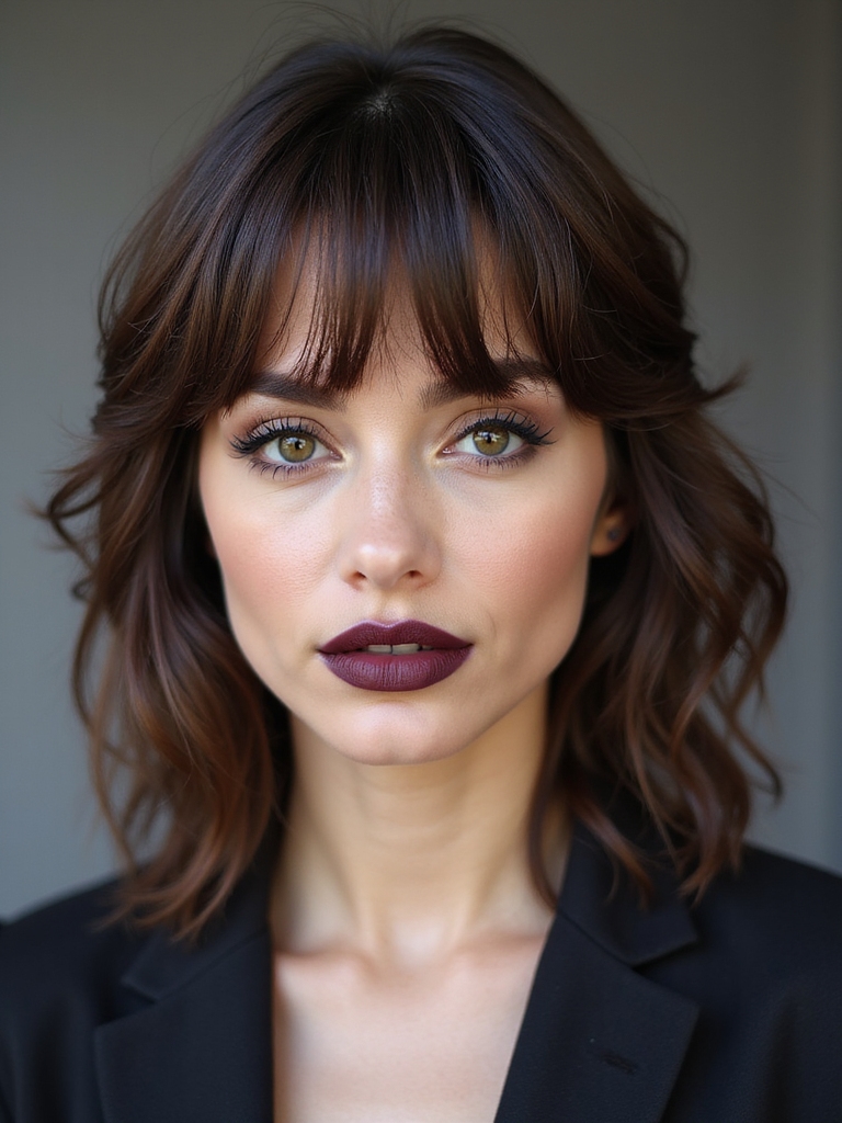 face flattering tailored long pixie
