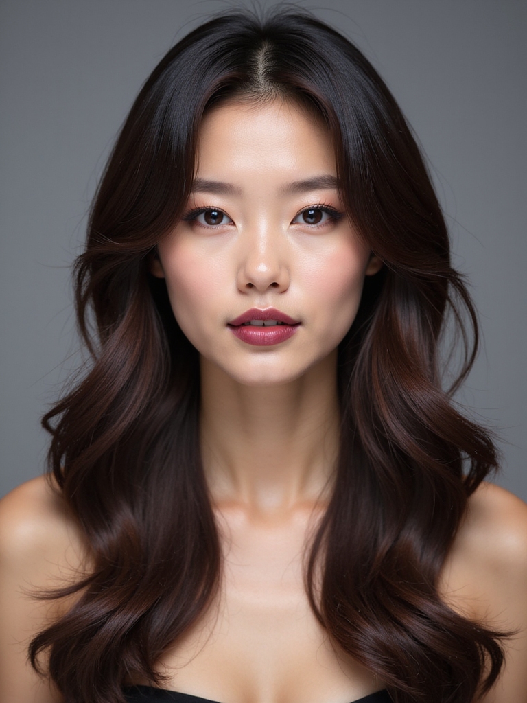 feathered crown layers for volume