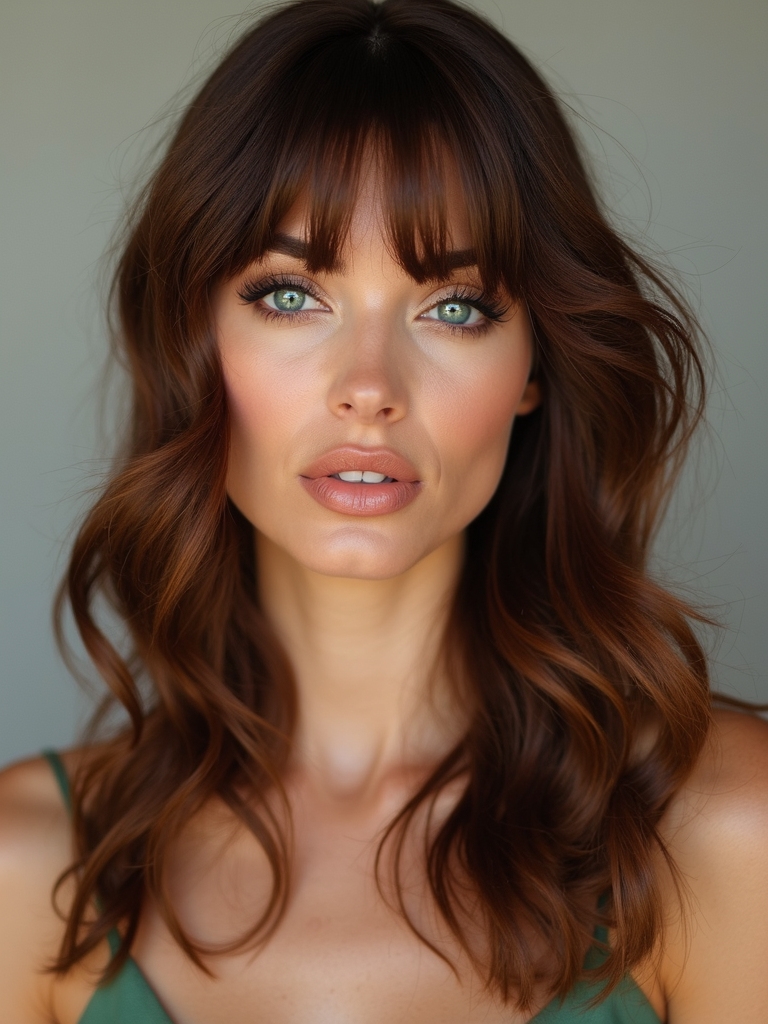 heatless airy feathery bangs