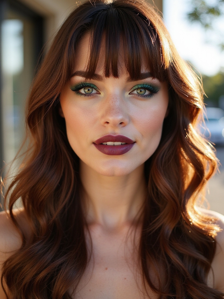 heatless curtain bang shaping