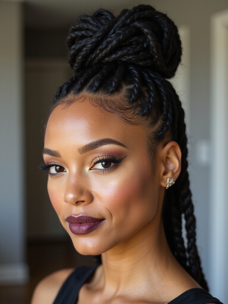 high volume locs tapered sides