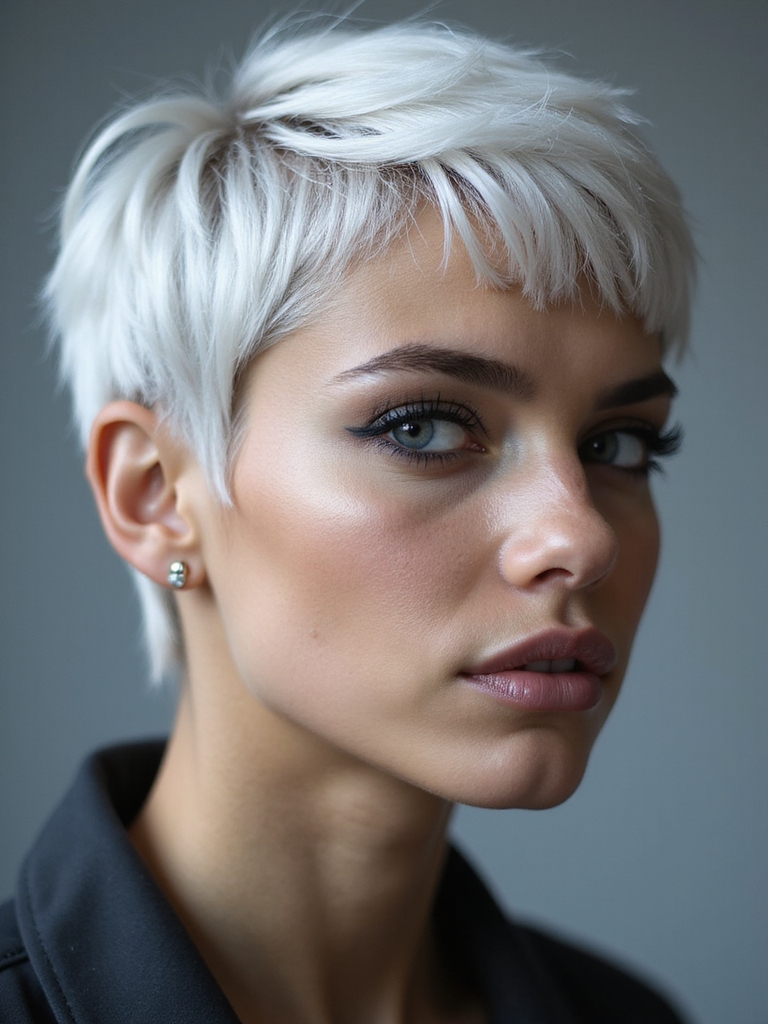 icy platinum pixie perfection