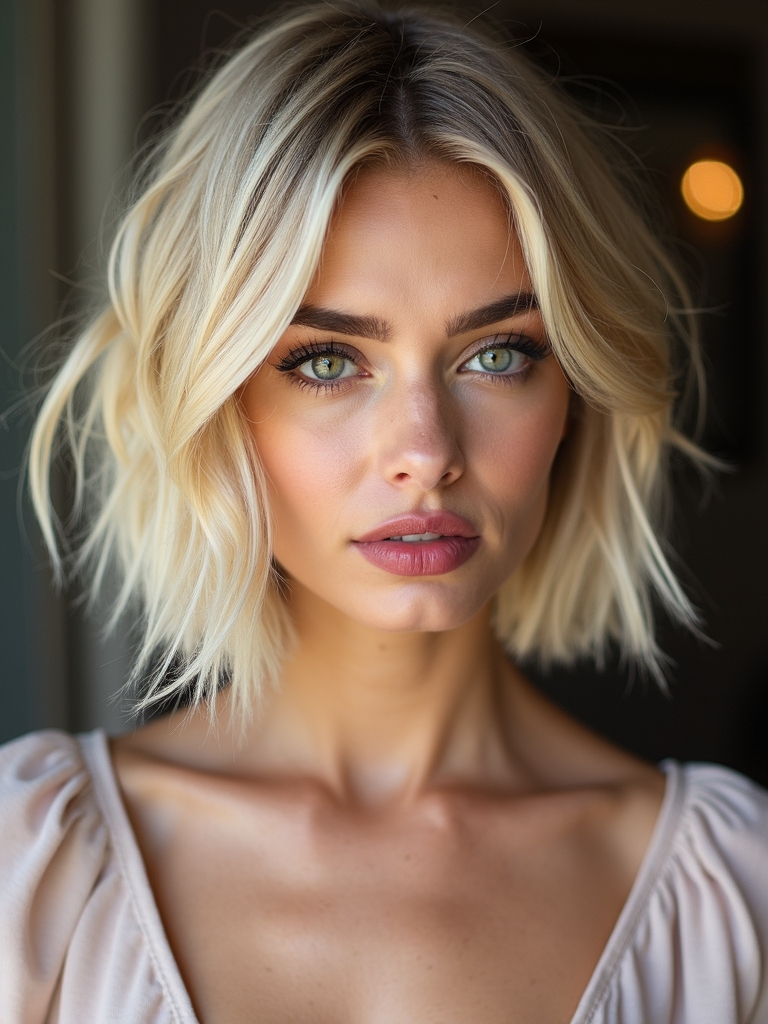 invisible layered bob fullness