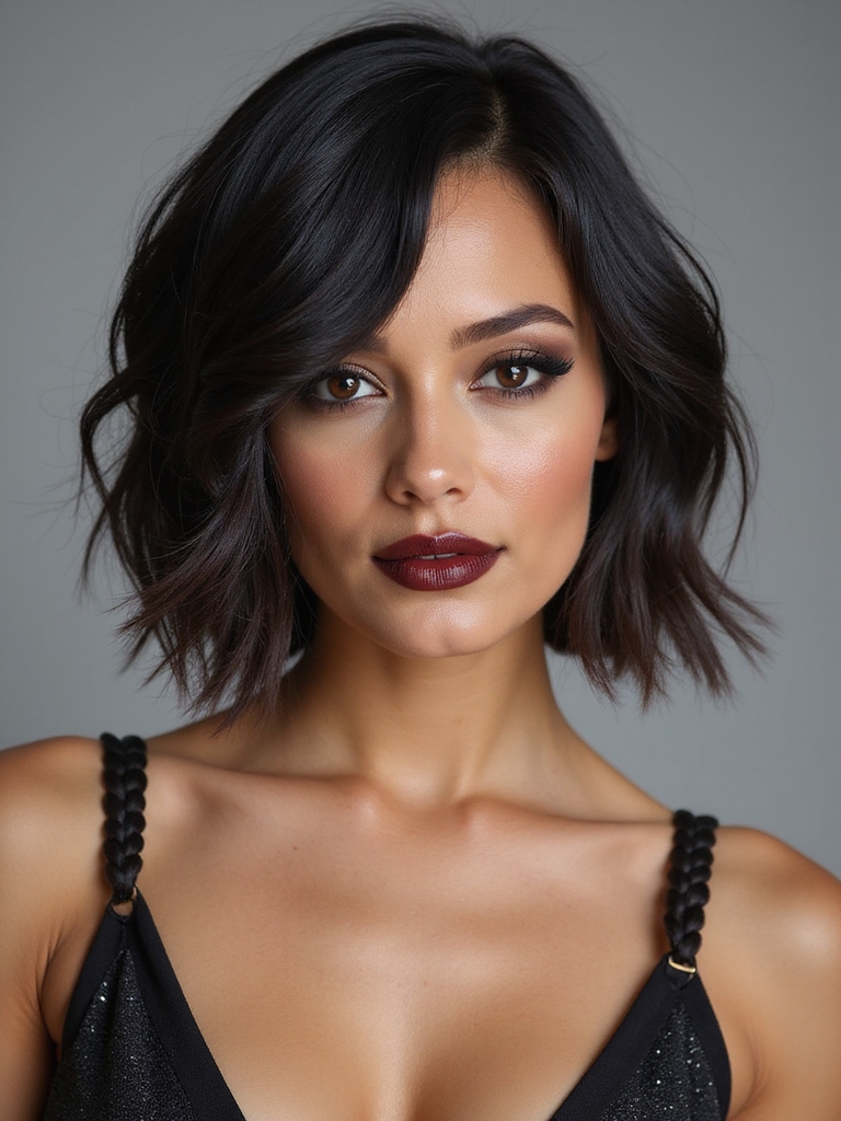 A knotless braided bob