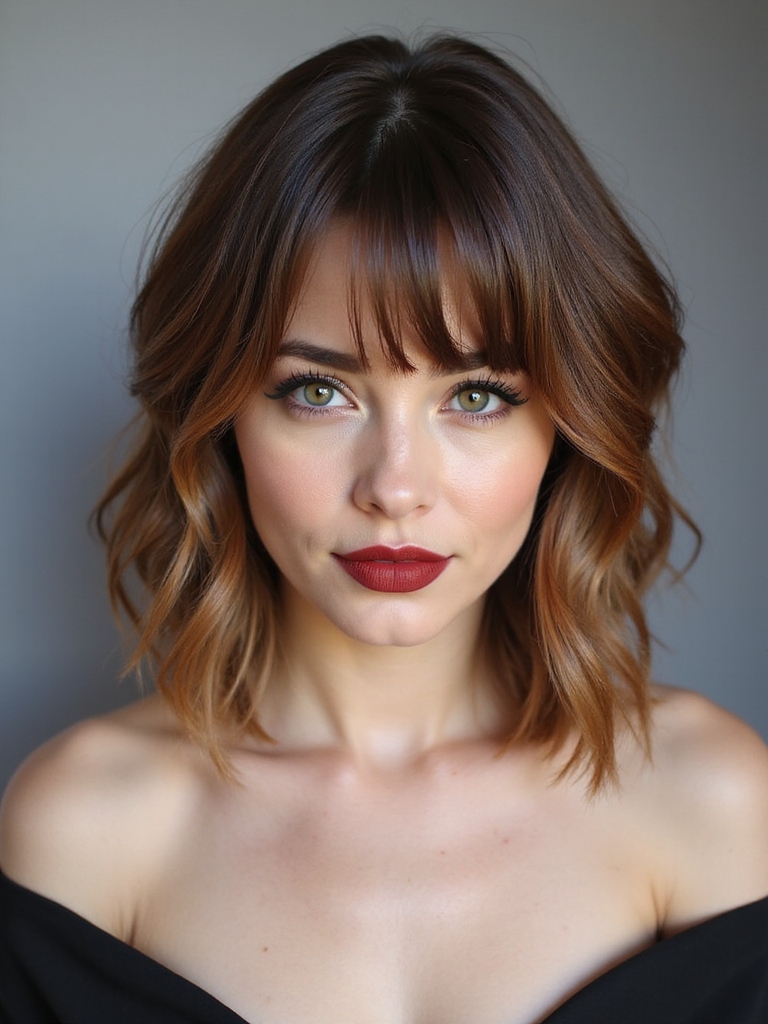 layered a line bob lift