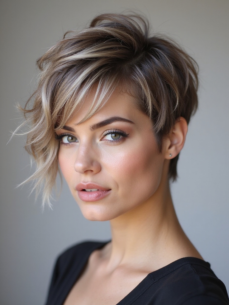 Layered pixie movement