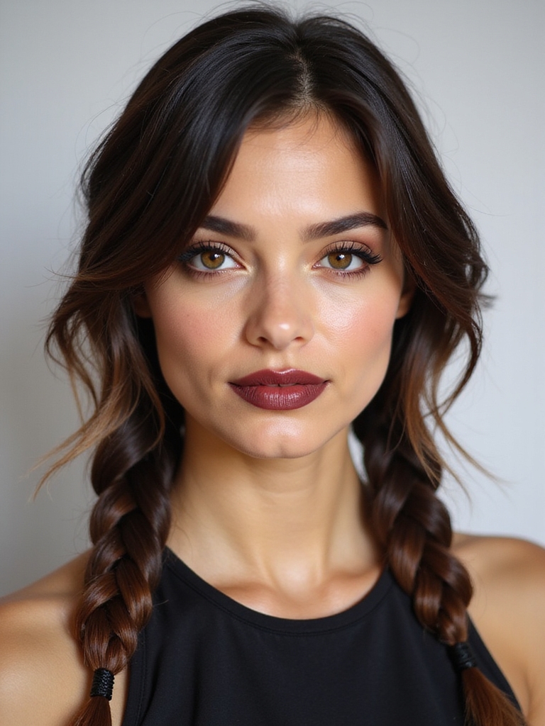 French braids layers