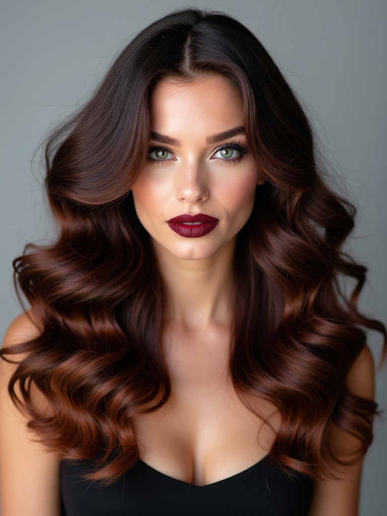 layered curls with lift