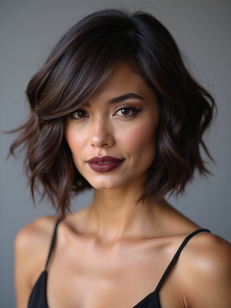 layered inverted bob movement