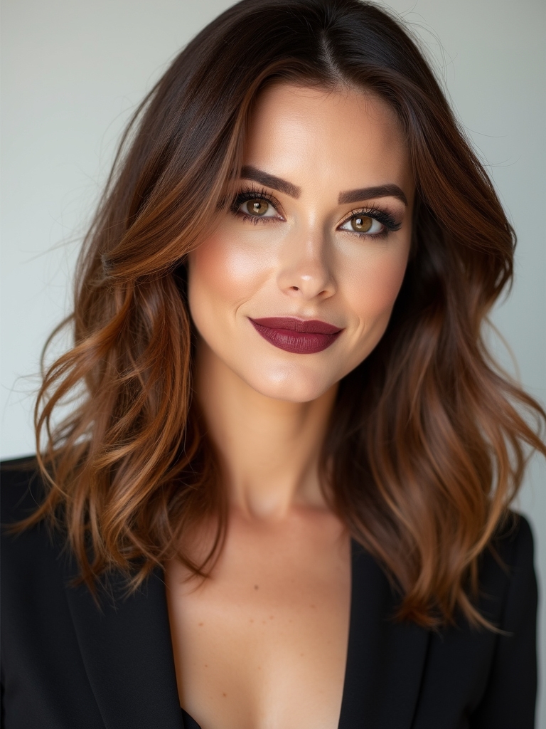 layered medium length haircut ideas