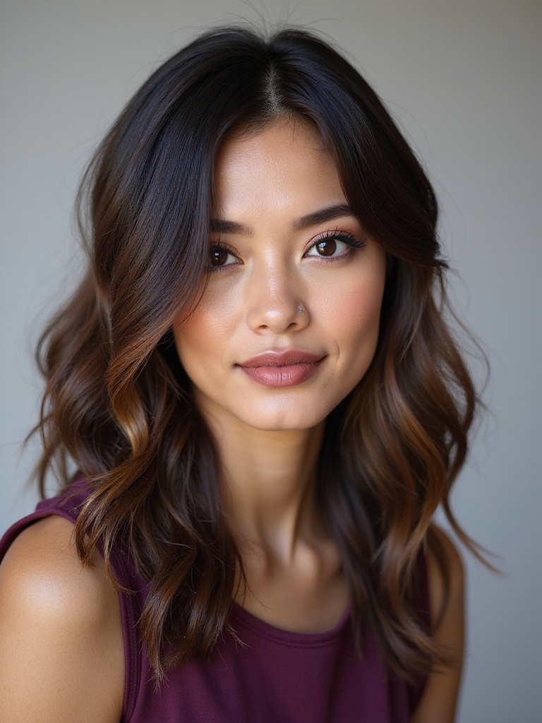 layered shoulder length hair styles