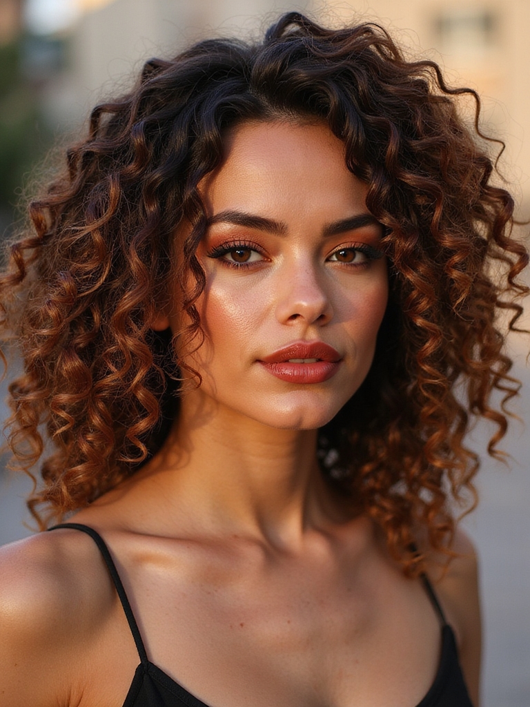 Curly cascading layers