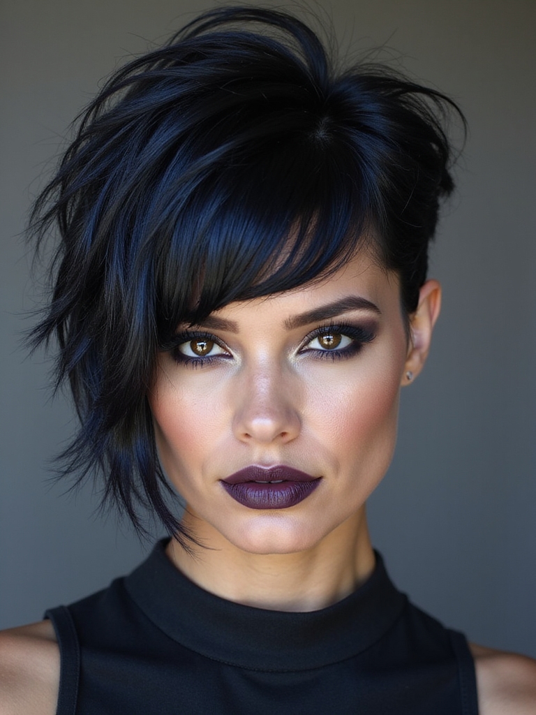 layered wolf inspired airy volume