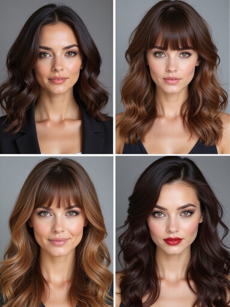 layers tailored to face shape