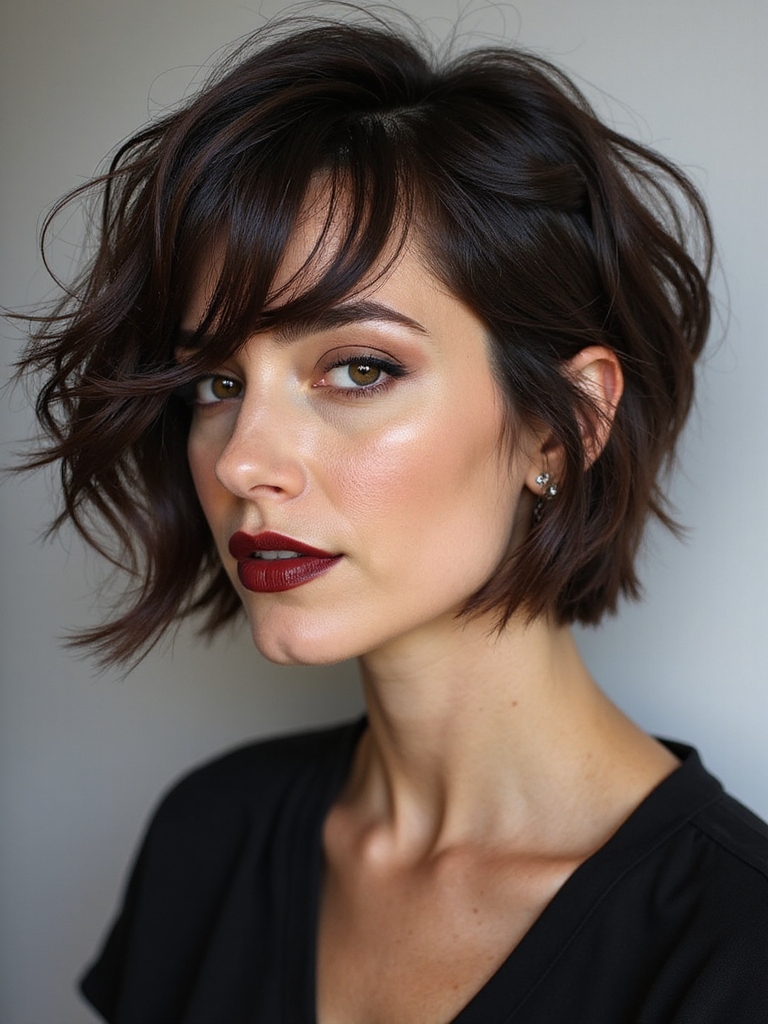 lifted airy modern bob