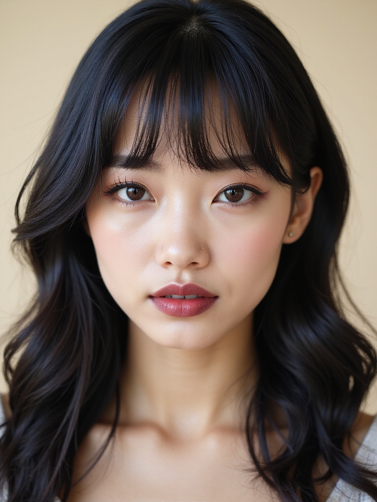 light piecey see through fringe