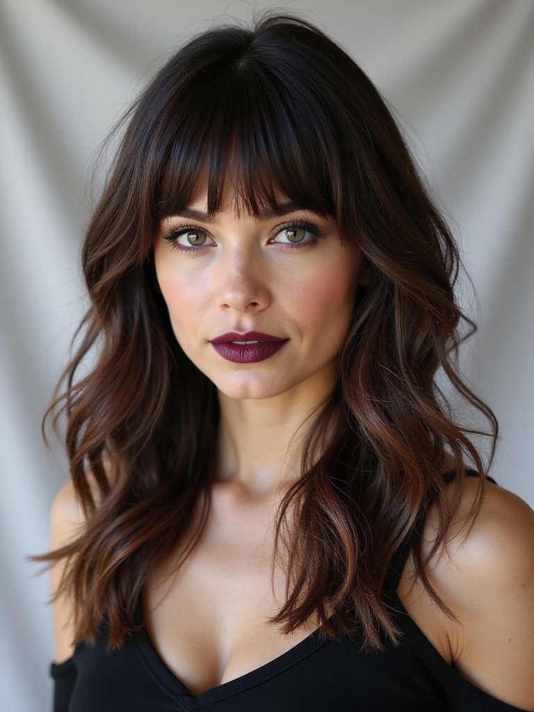 lightweight texture for bangs