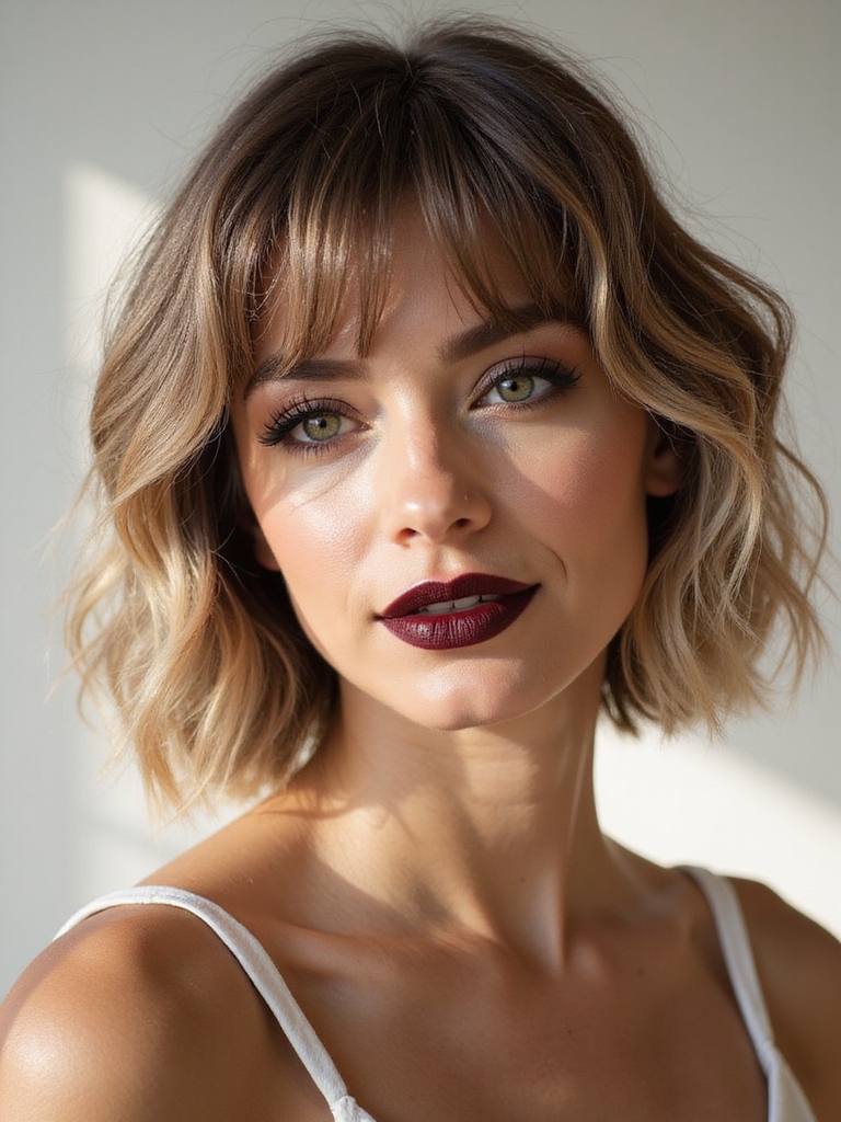 lightweight wispy layered shag