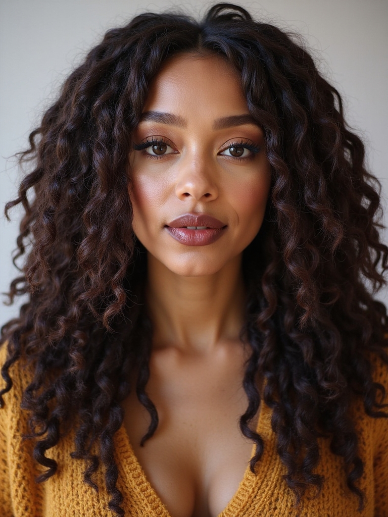 Distressed crochet locs with easy texture