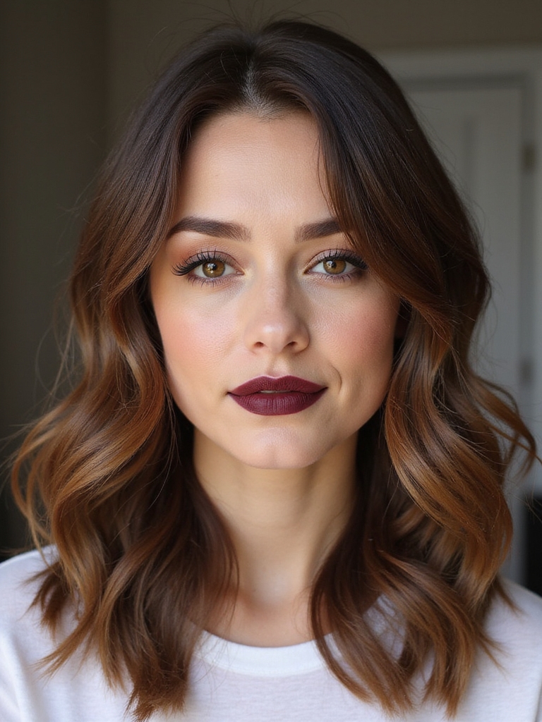 long airy flipped ends