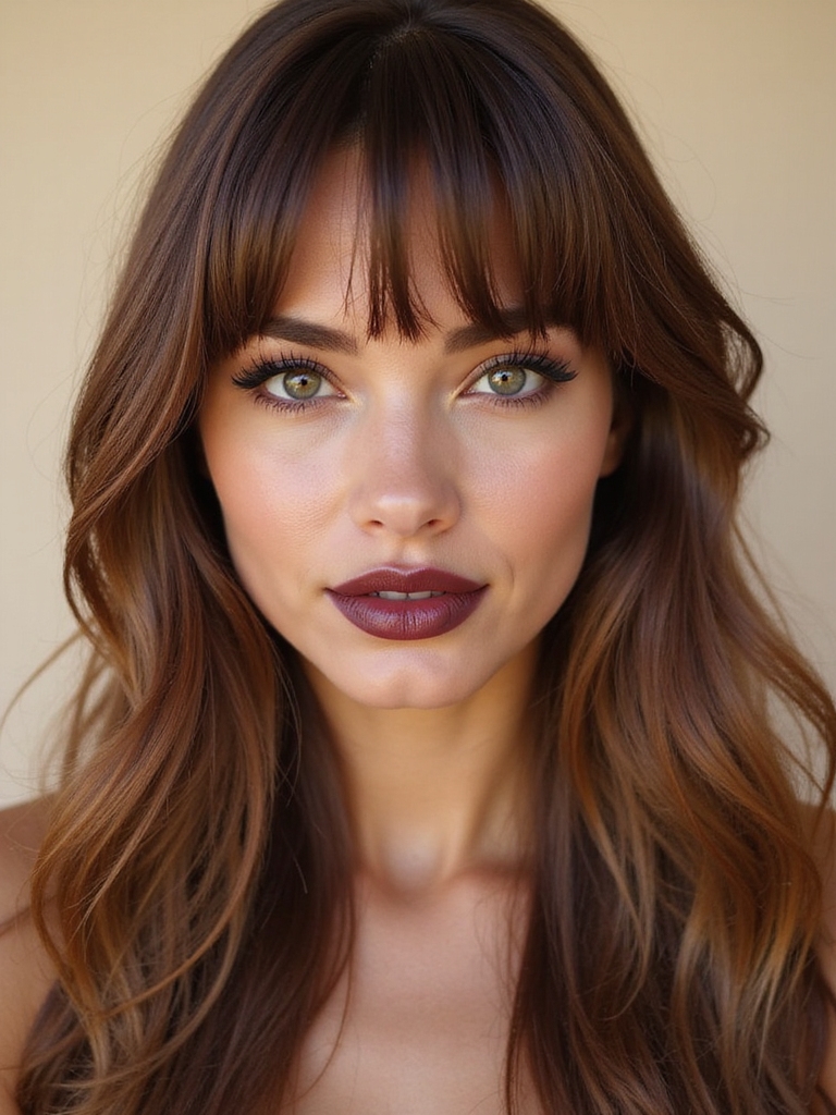 long effortless grown out bangs