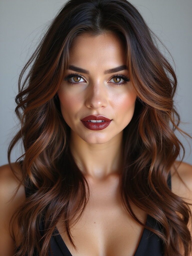 long feathered layered haircut